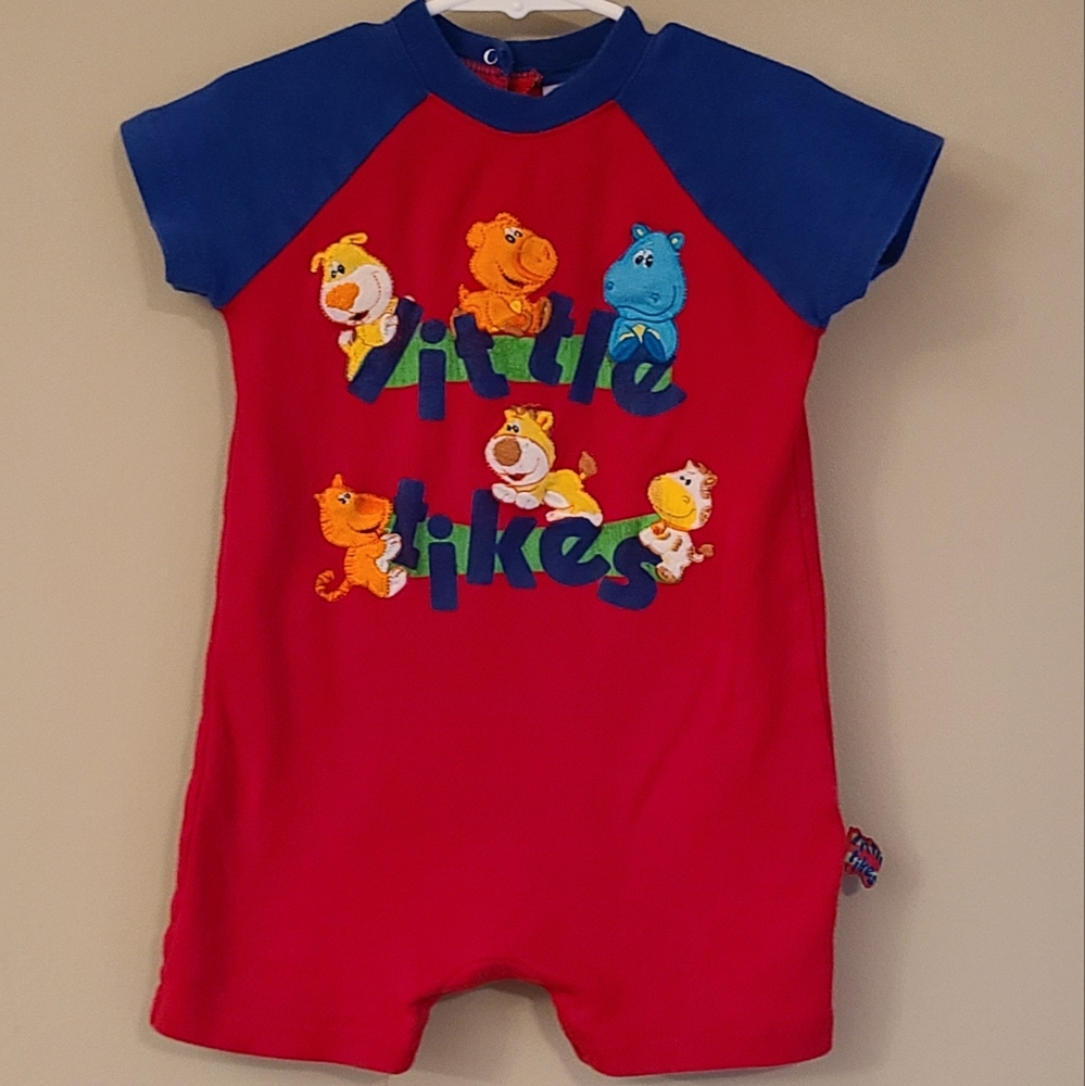 Little Tikes red short romper